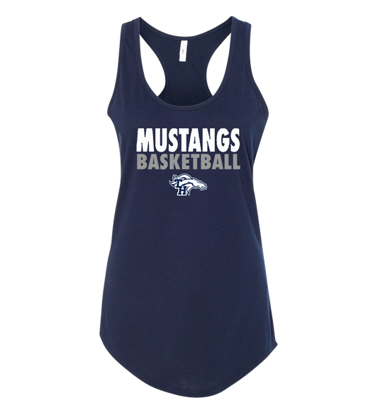 Trabuco Mustang Basketball Next Level Ladies Racer Tank