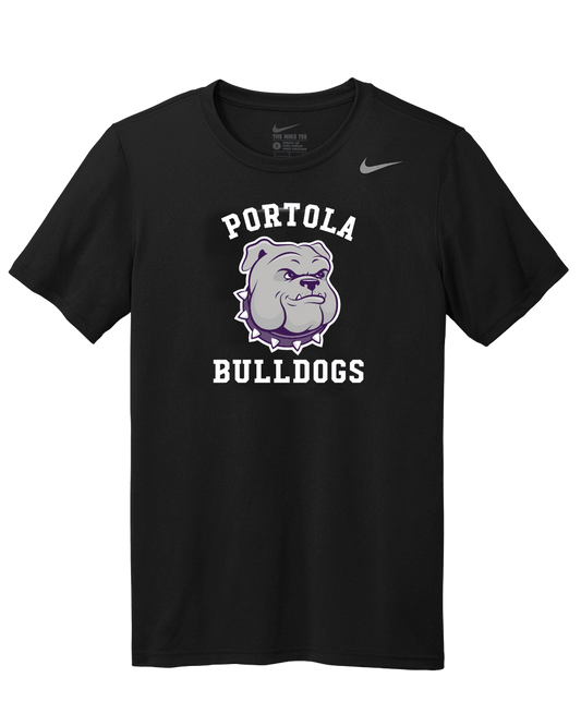 NIKE - Portola Softball Tee with Front Logo (Youth & Adult)