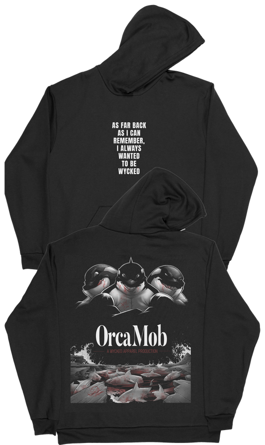Orca Mob Pullover Hoodie - Black
