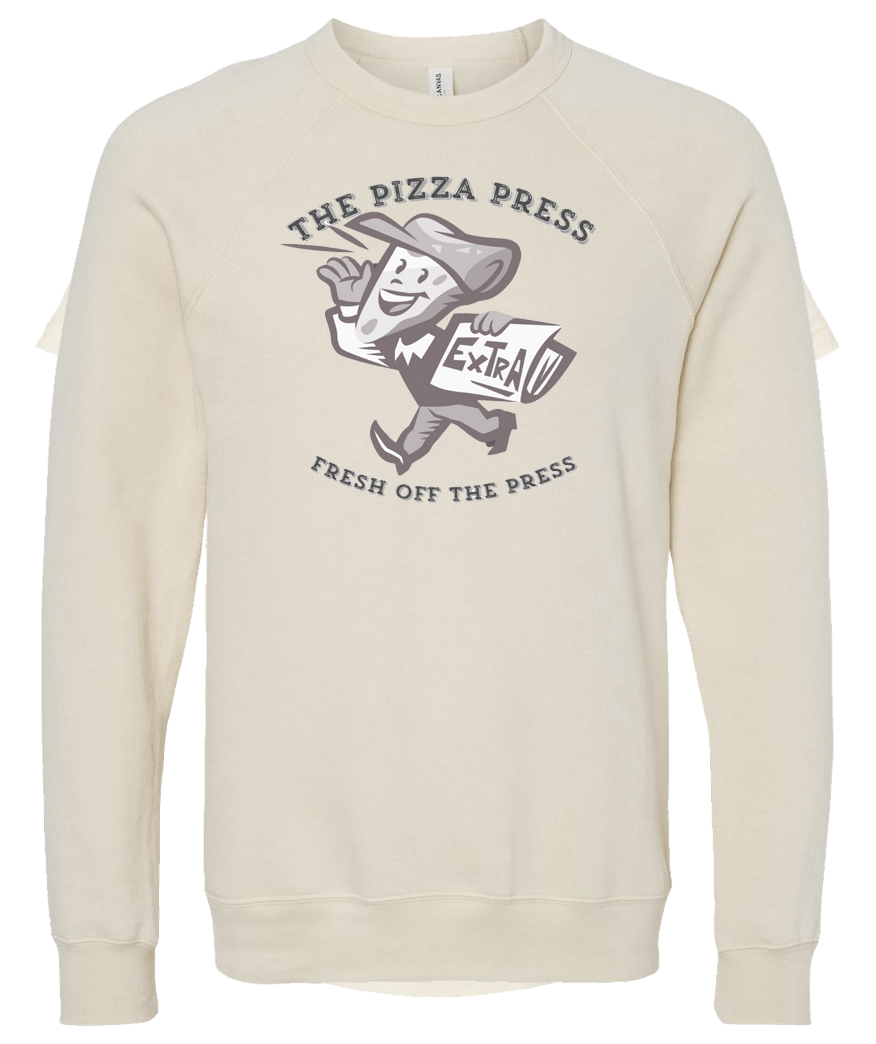 The Pizza Press "Fresh Off The Press" Crewneck Sweat