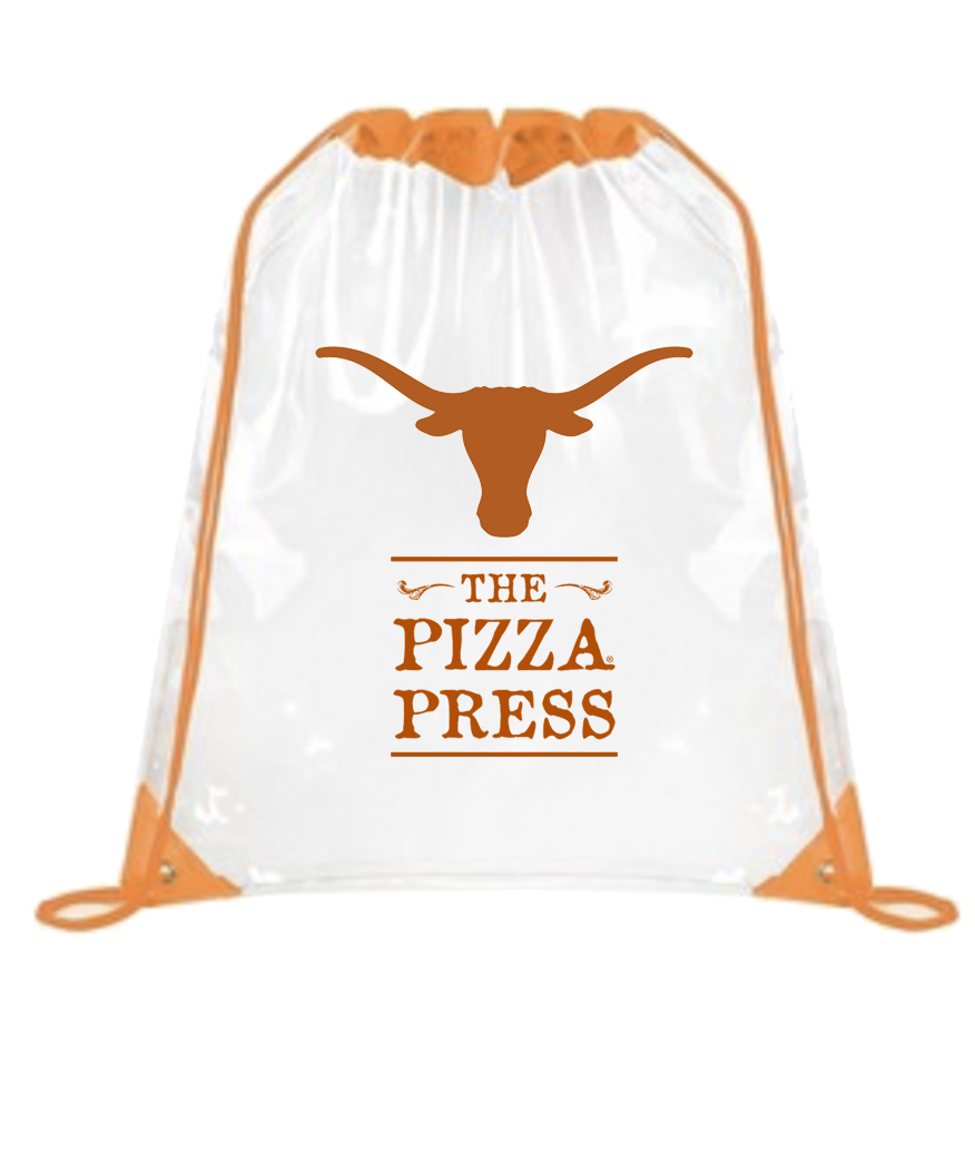 Pizza Press Texas Drawstring Backpack