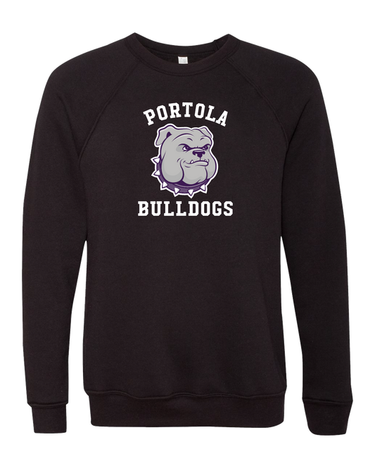 Portola Softball Crewneck Sweatshirt with Front Logo Only