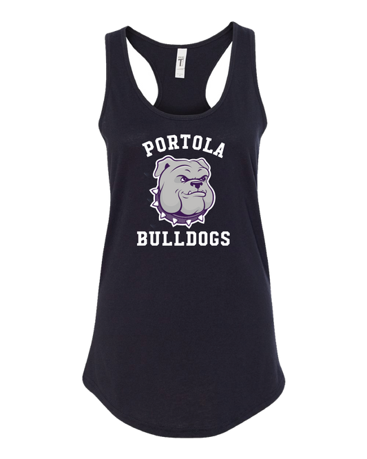 Portola Softball Ladies Racerback Tank