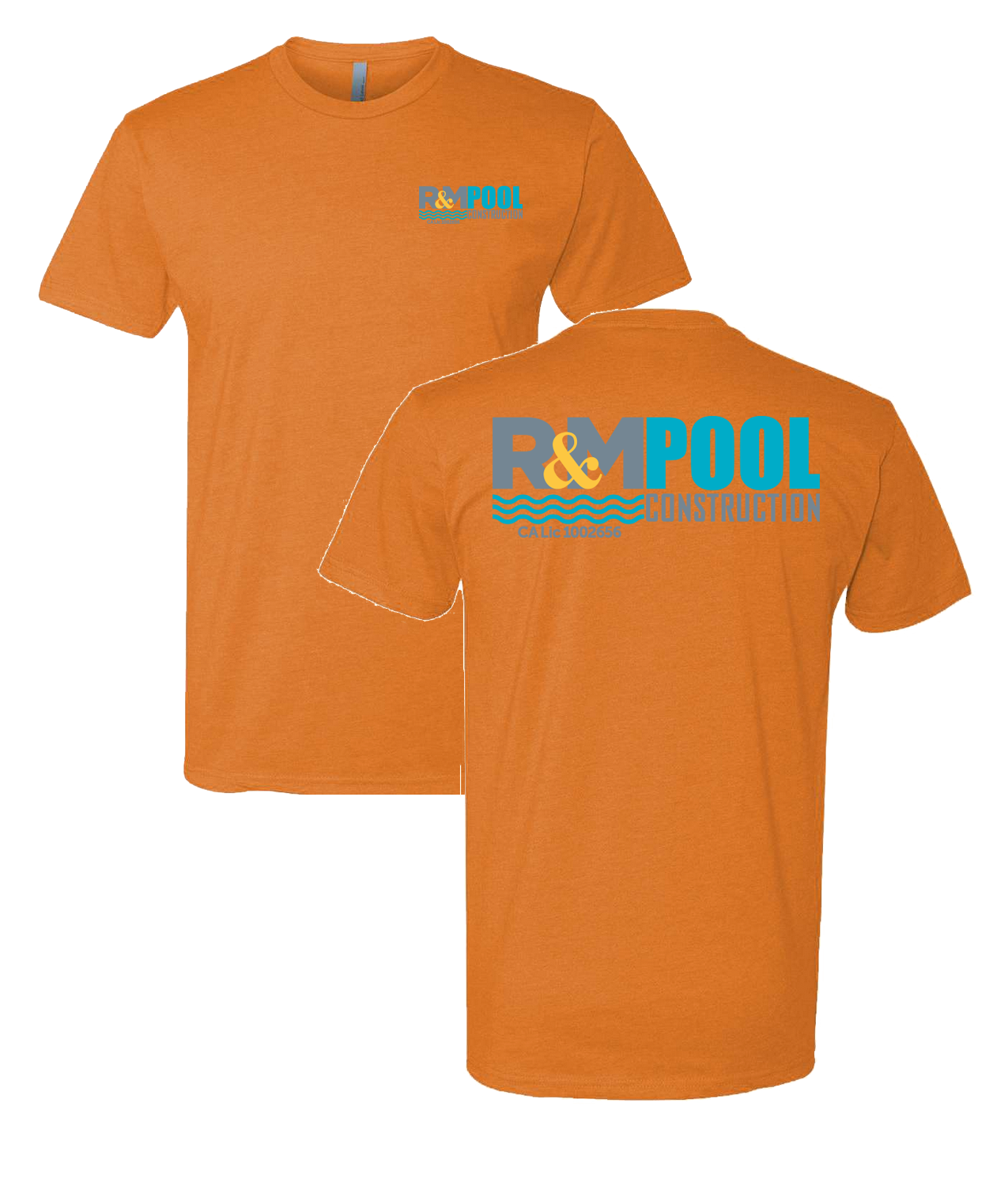 New R&M - Lightweight Orange Tee