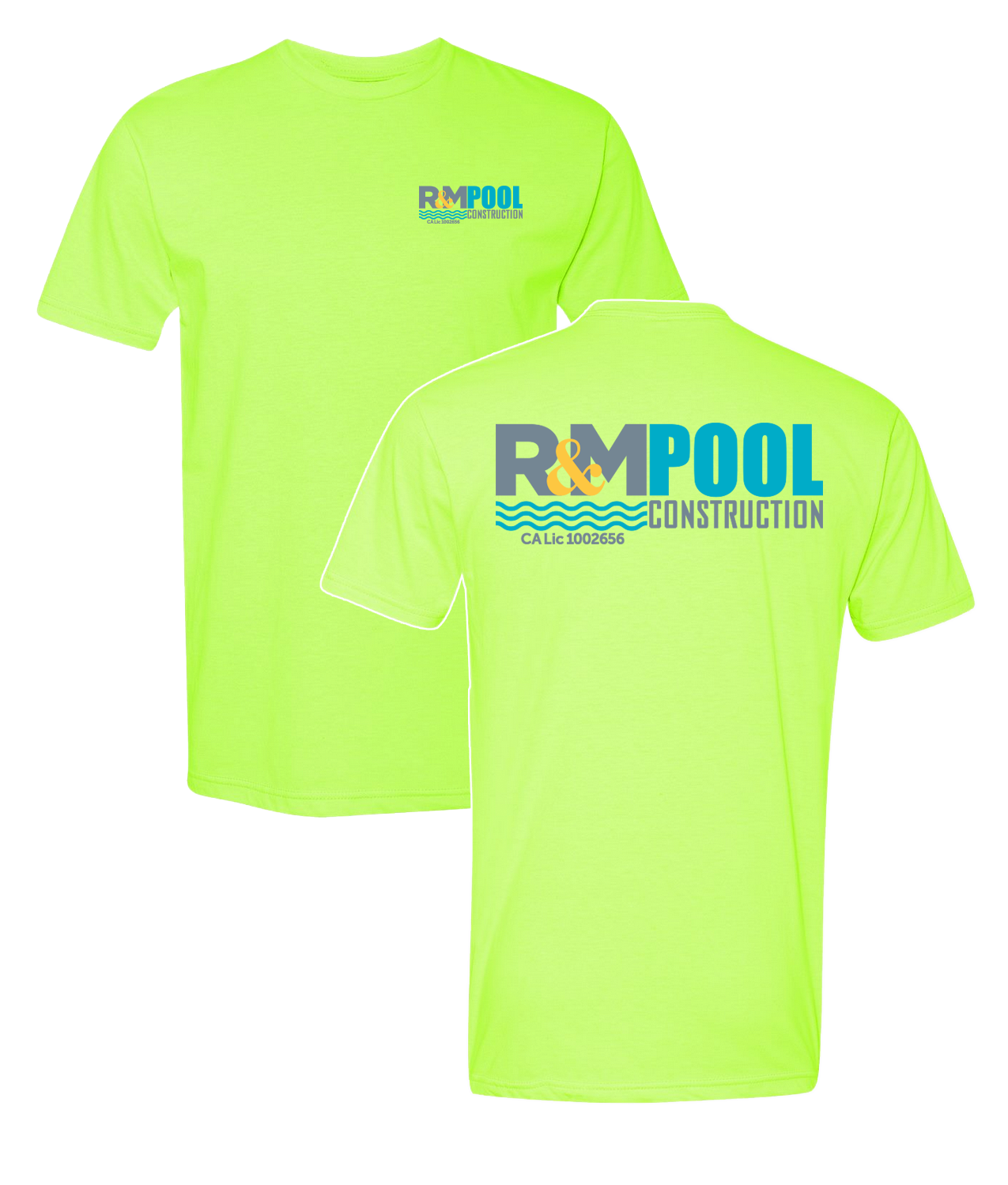 New R&M - Lightweight Safety Green Tee