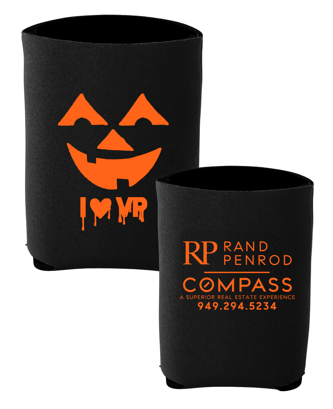 RP I heart VP Pumpkin Can Koozie