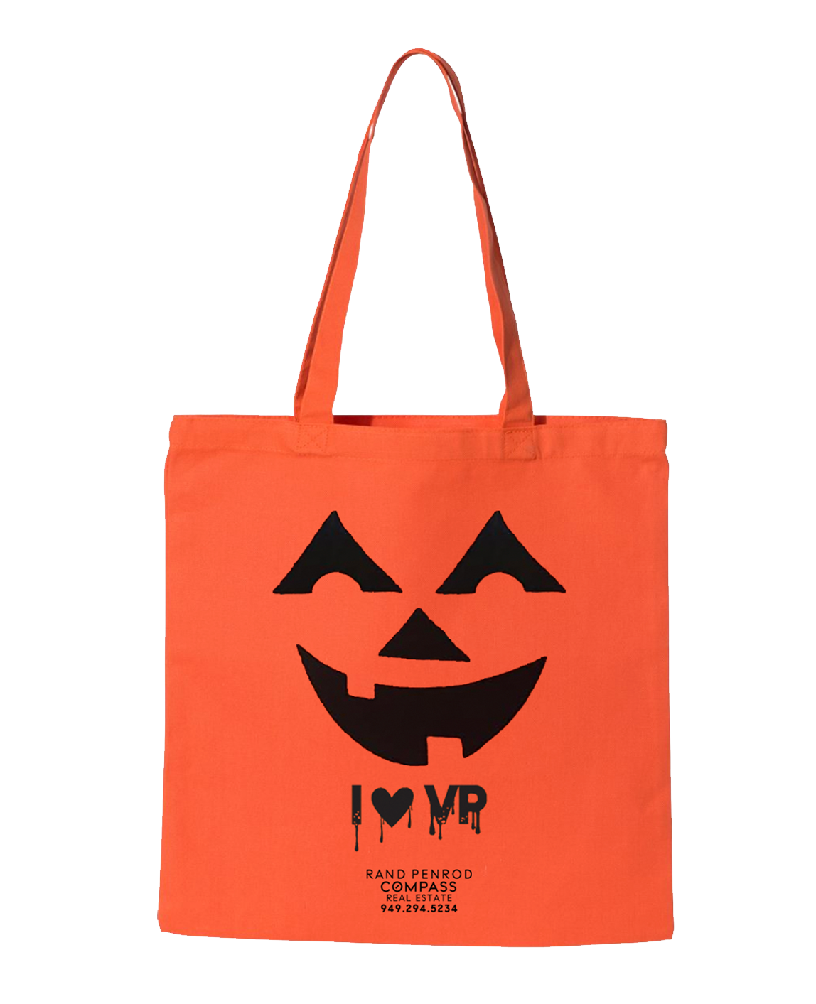 RP I heart VP Pumpkin Tote Bag