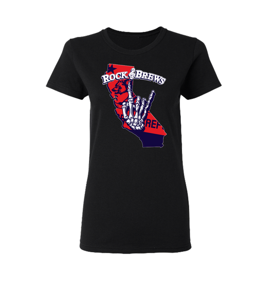 Rock and Brews Ladies Skelton Hand