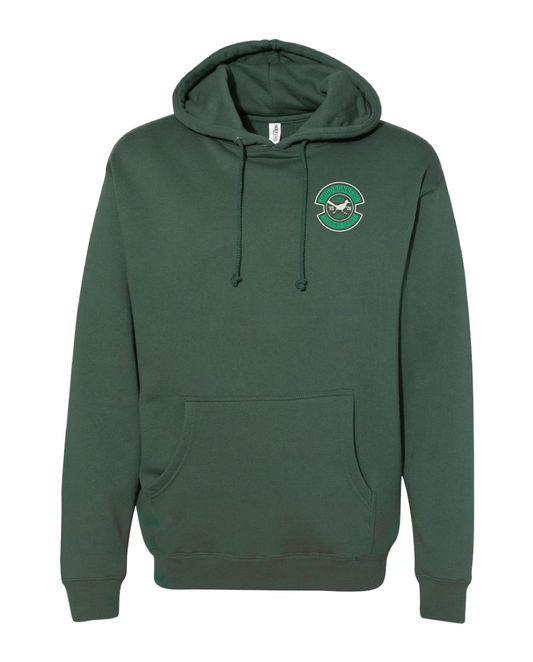 Roadrunner Forever Friends Independent Adult Pullover Sweatshirt - Alpine Green