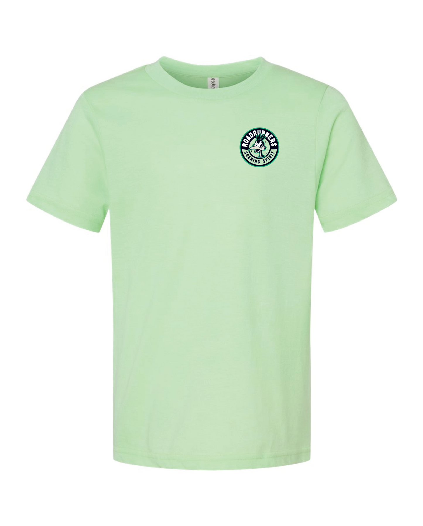 Roadrunner Tultex Youth Shirt - Heather Neo Mint Green