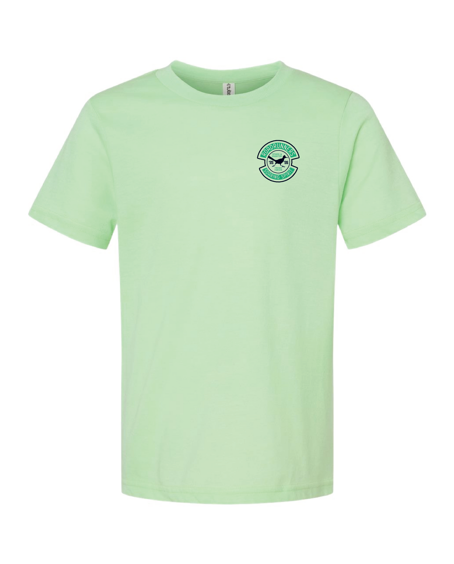 Roadrunner Friends Forever Tultex Youth Shirt - Heather Neo Mint Green