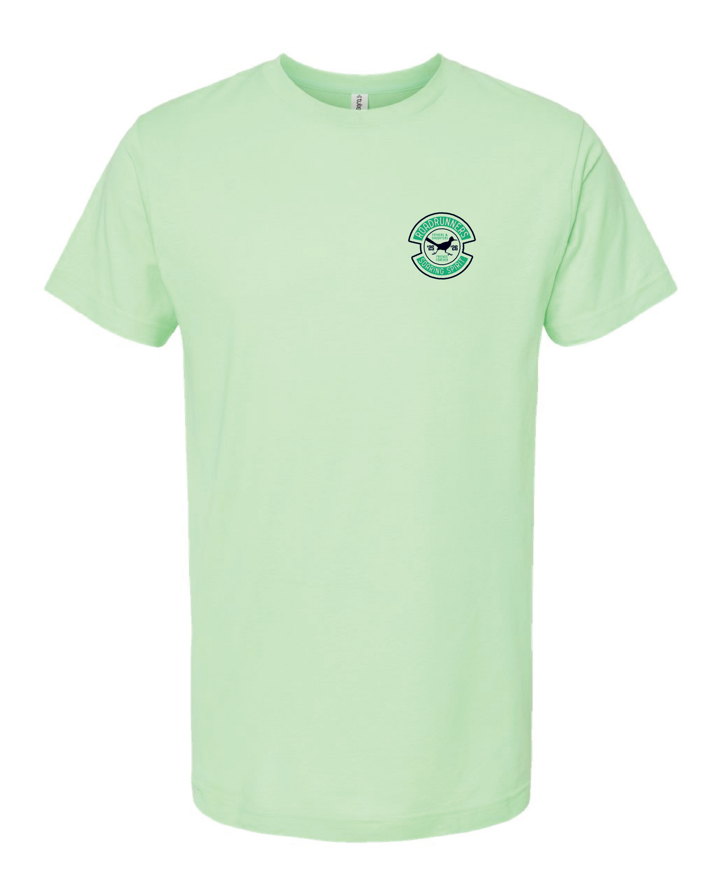 Roadrunner Friends Forever Tultex Adult Shirt - Neo Mint Green