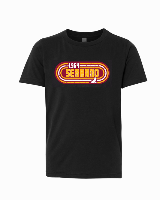 Serrano Elementary - Vintage Youth Tee Cotton - (Black) Adult & Youth