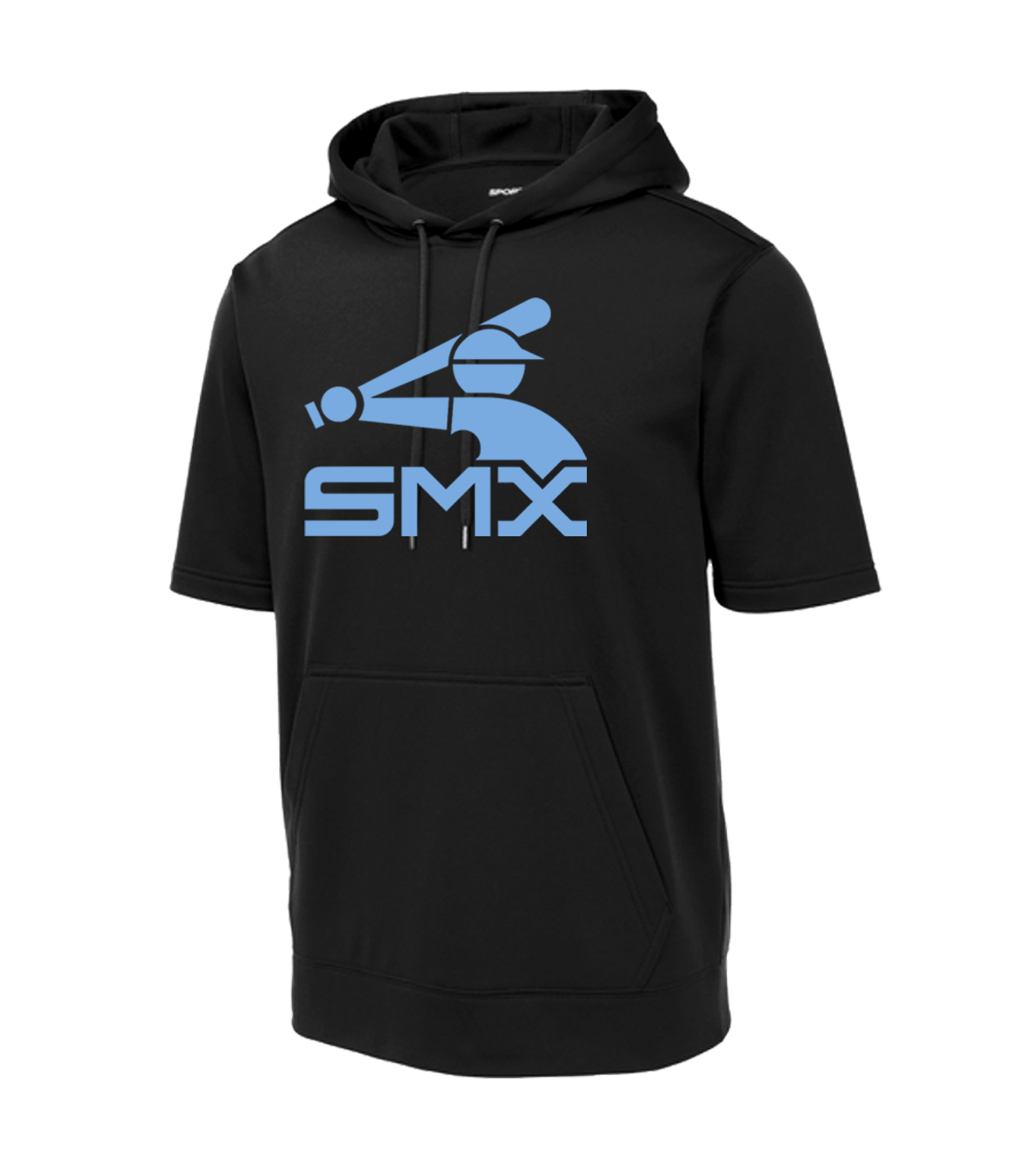 SMX SportTek  Short Sleeve Hoodie - Front Only - ON DEMAND