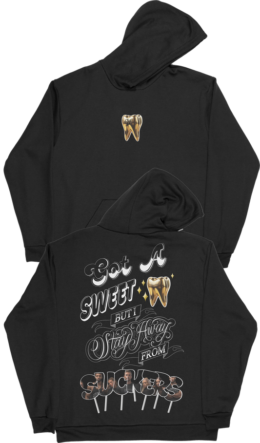 Suckers Pullover Hoodie - Black