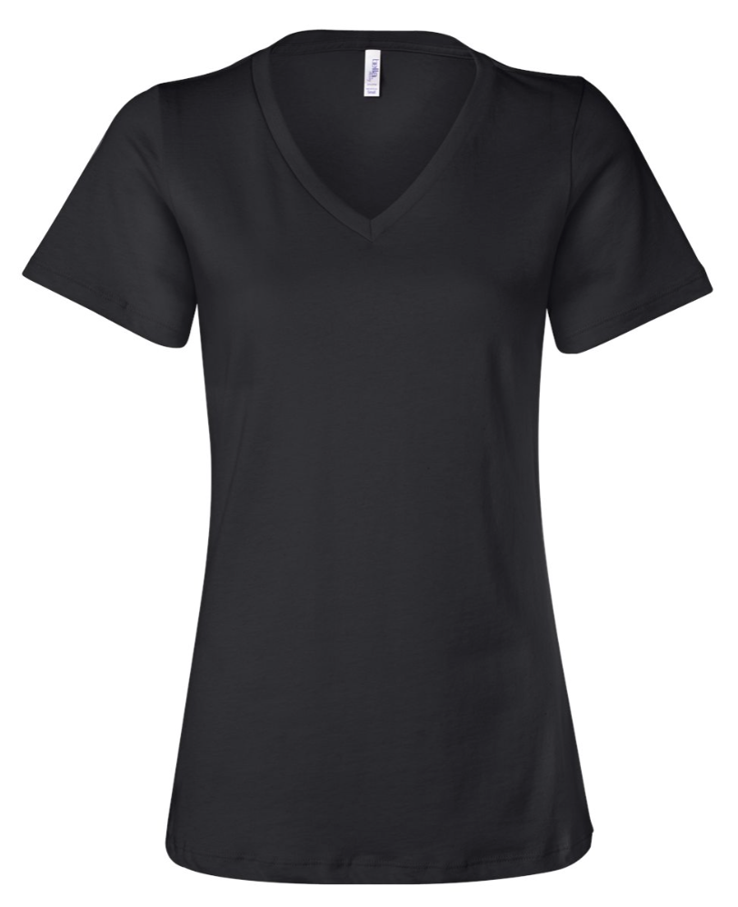 Bella + Canvas - Womens Relaxed Jersey V-Neck Tee - 6405