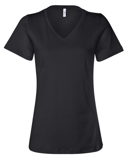 Bella + Canvas - Womens Relaxed Jersey V-Neck Tee - 6405