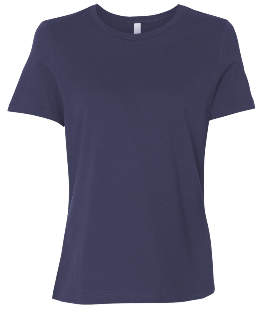 Sabertooth - Womens Relaxed Jersey Tee - (Navy & Black)
