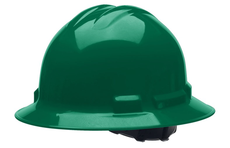 H34 Full Brim Hard Hat W/ 4-Point Ratchet