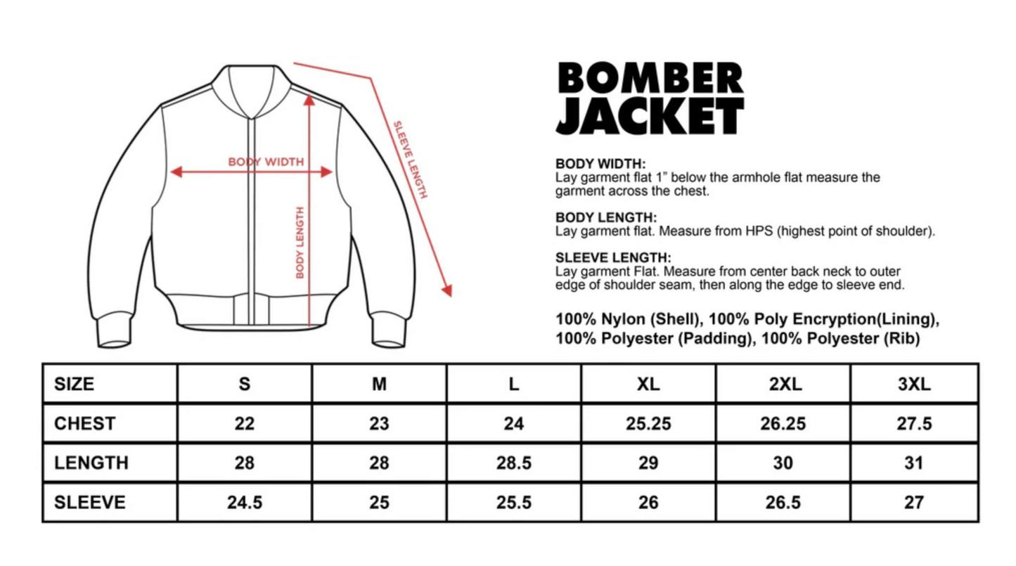 PE Management Shaka Bomber Jacket