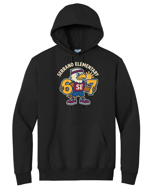 Serrano Elementary - 6-7 Pullover Hoodie- Youth & Adult