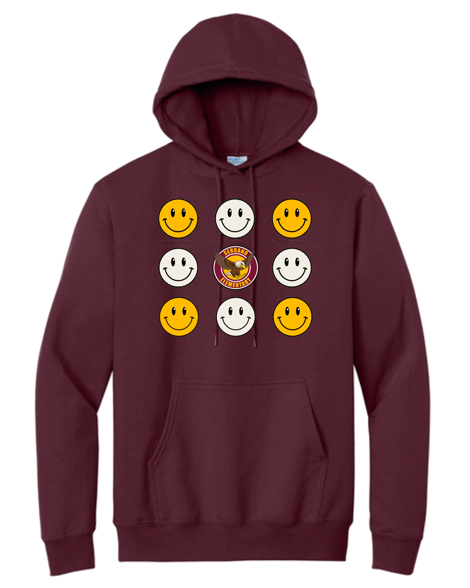 Serrano Elementary - Smile Pullover Sweat - Youth & Adult