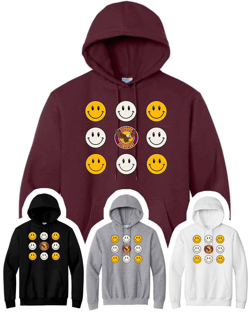 Serrano Elementary - Smile Pullover Sweat - Youth & Adult