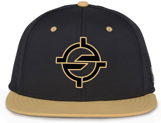 Snipers - The Game Perferated Hat - Black/Gold