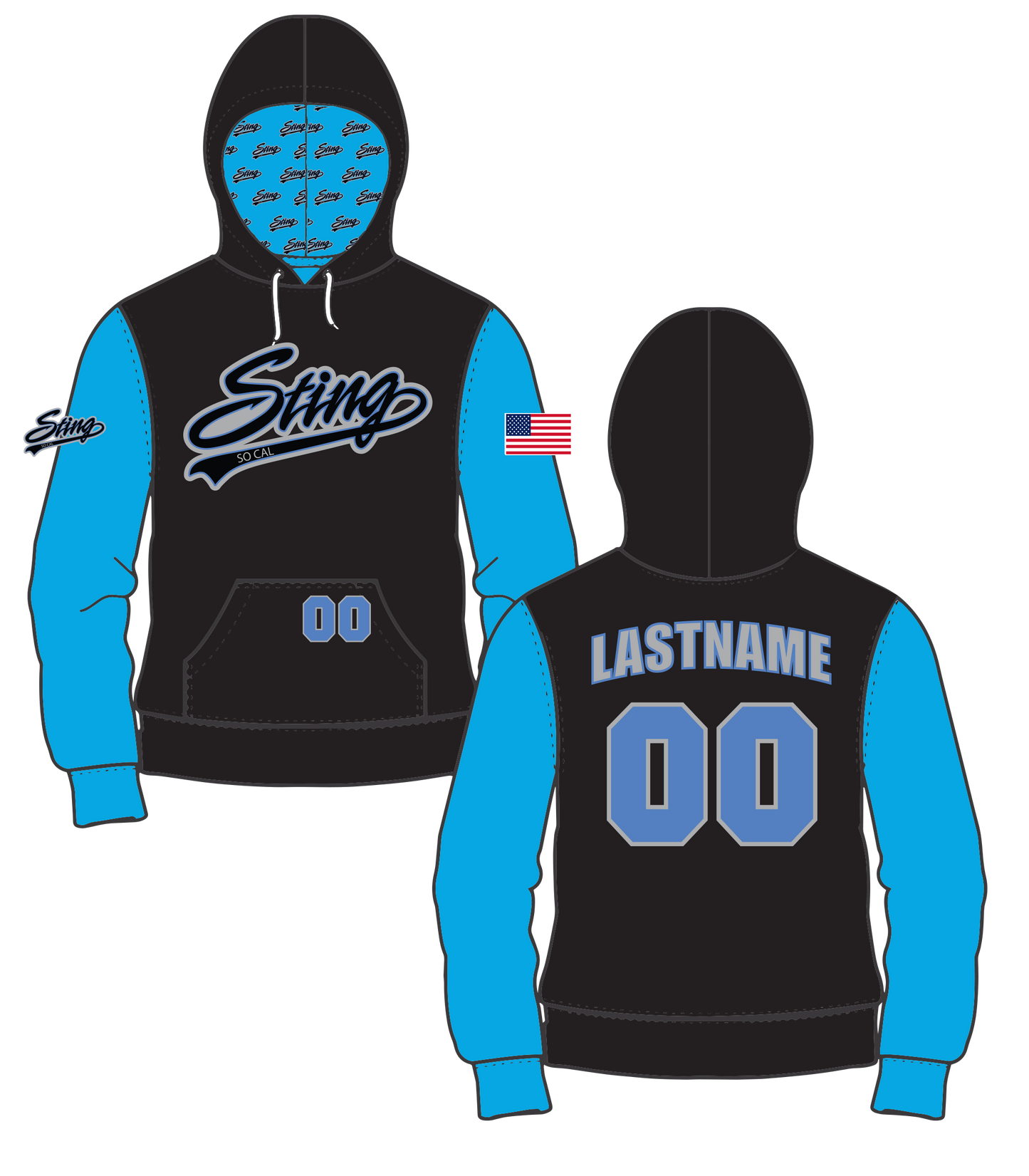 Sting Sublimated Hoodie - Version #2 (3 week turn time)