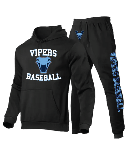 Vipers Sweatsuit Combo - Youth and Adult (Black)