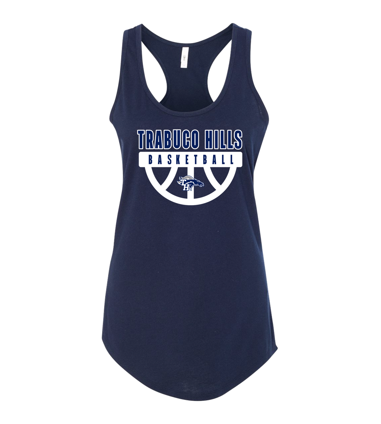 Trabuco Basketball Next Level Ladies Racer Tank