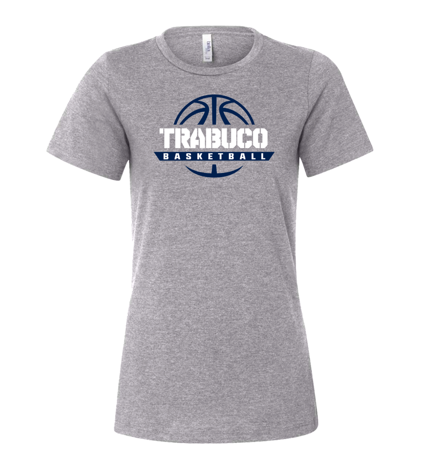 Trabuco Basketball Mustang Ladies Relaxed Jersey Tee