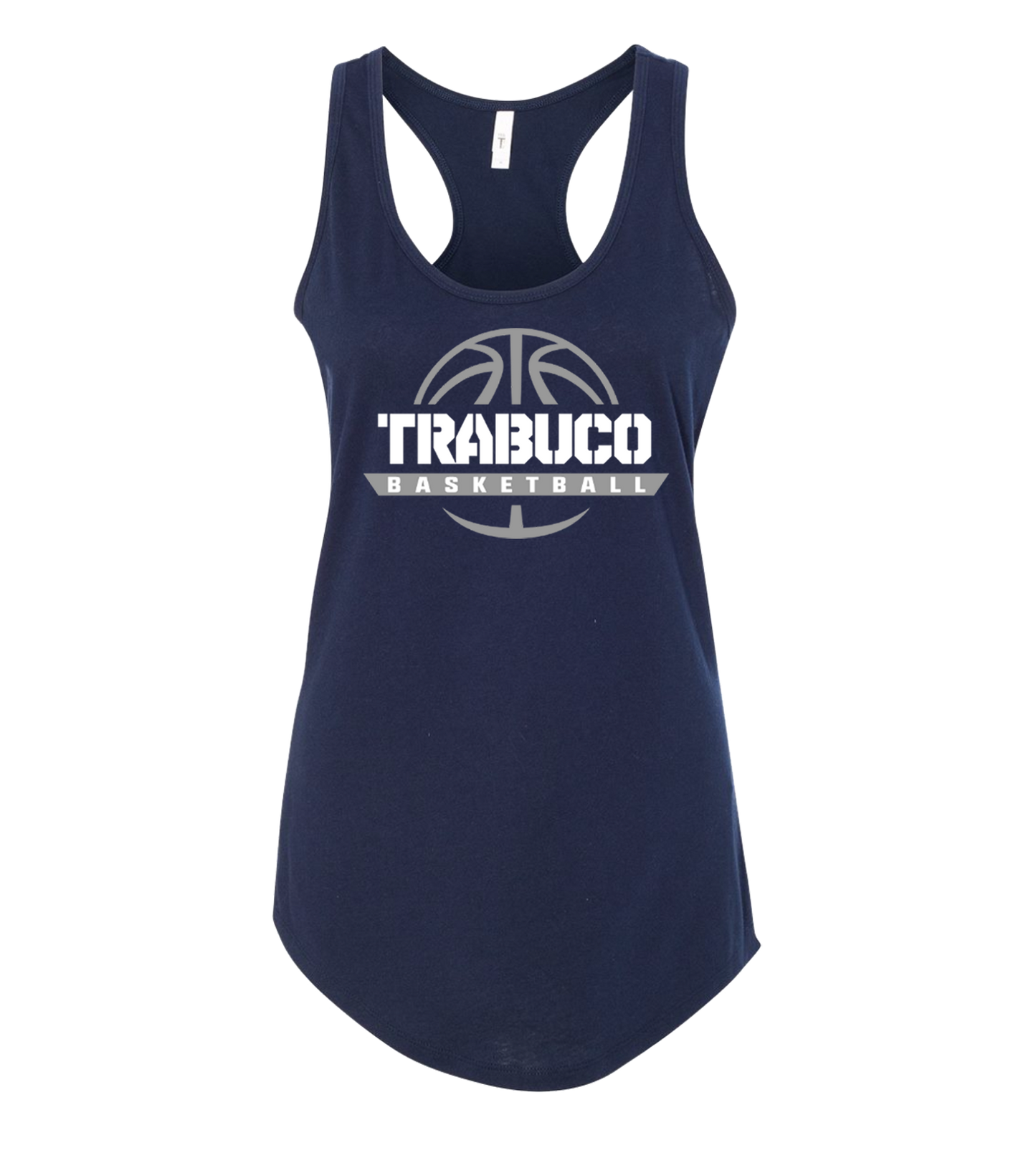 Trabuco Basketball Mustang Next Level Ladies Racer Tank