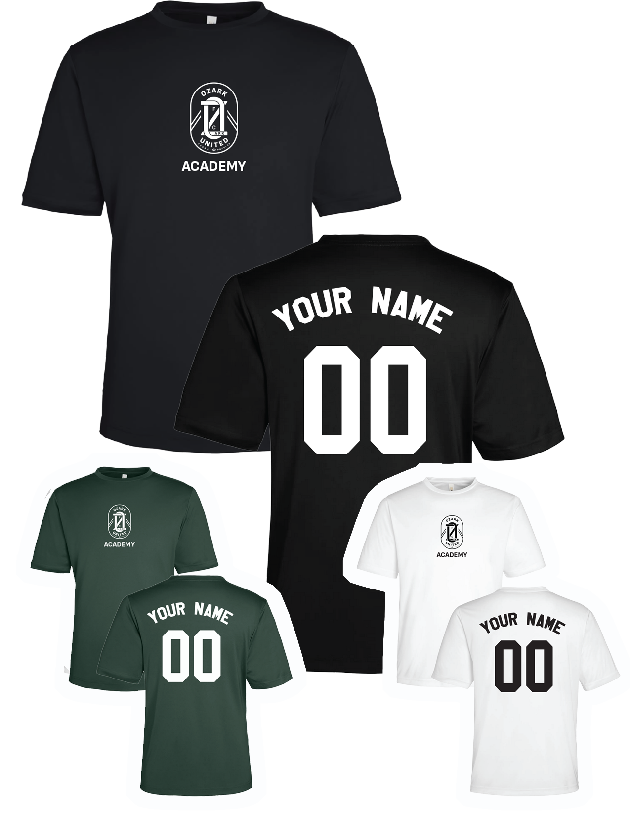 Ozark United FC Academy Personalized T-Shirt