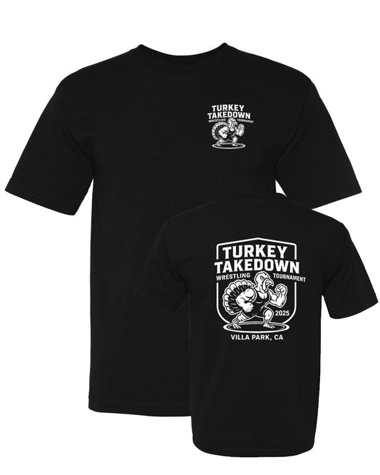 Villa Park Wrestling - Turkey Take Down -  Dri Fit/Cotton Tee (Youth and Adult)