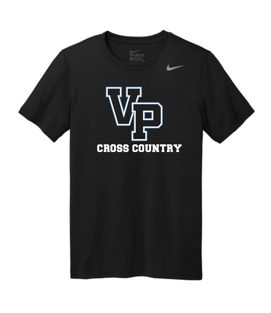 NIKE - VP Cross Country  Tee with Front Logo (Youth & Adult)