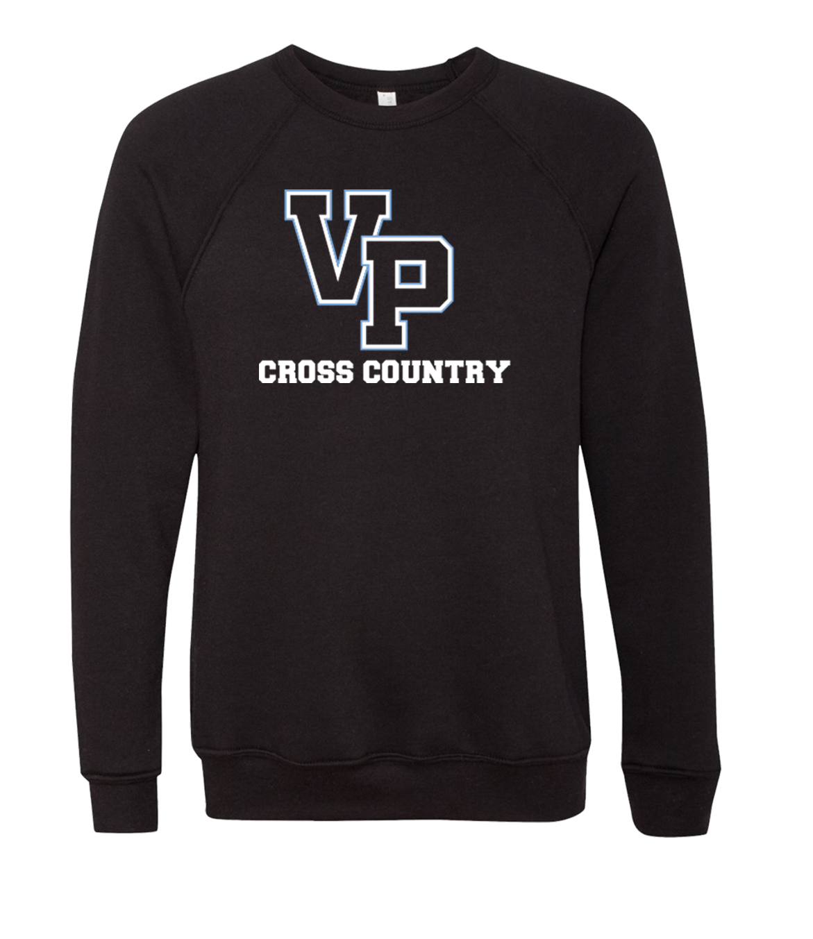 VP Cross Country Crewneck Sweatshirt with Front Logo Only