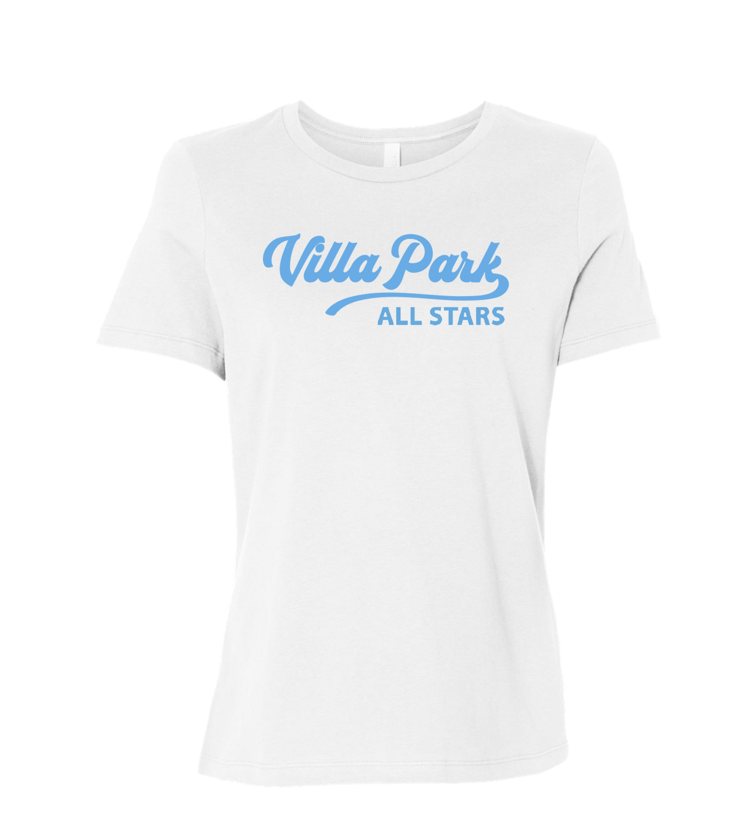 VP All Stars Script White Ladies Shirt