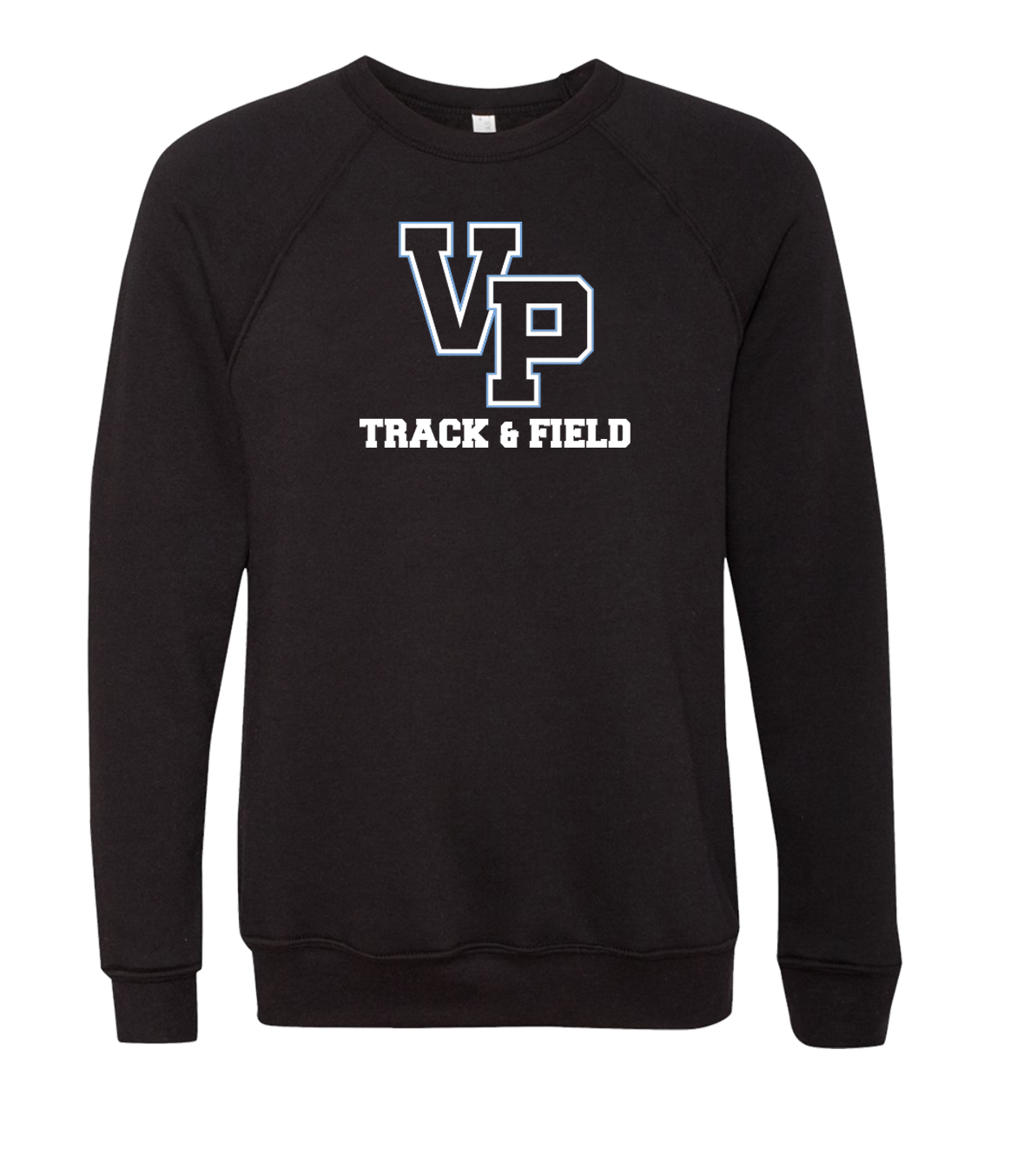 VP Track & Field Crewneck Sweatshirt with Front Logo Only