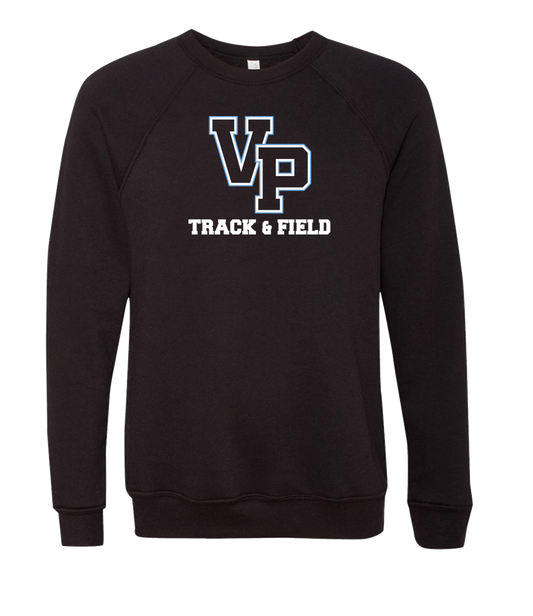 VP Track & Field Crewneck Sweatshirt with Front Logo Only