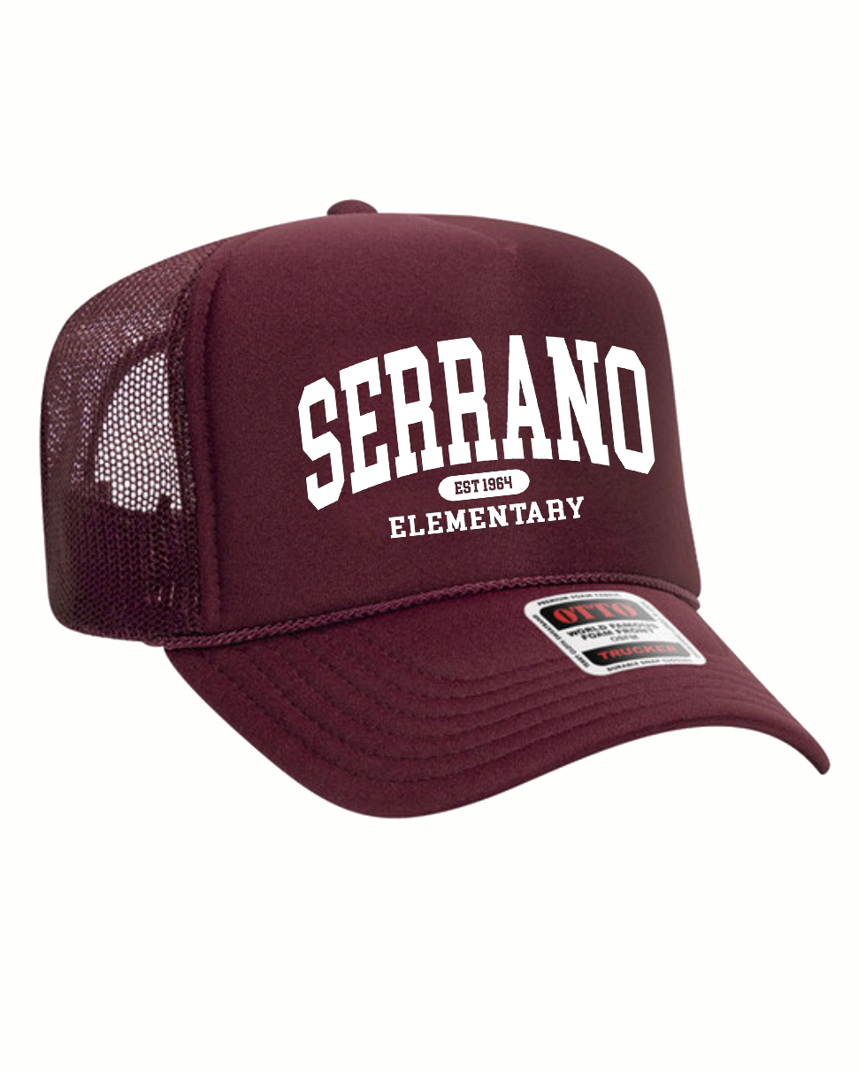 Serrano Elementary - Collegiate Otto Trucker Hat (Maroon)