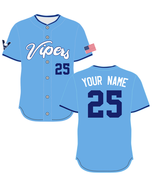 Vipers Sublimated Buttondown Jersey - (Turn Time 2.5 Weeks)