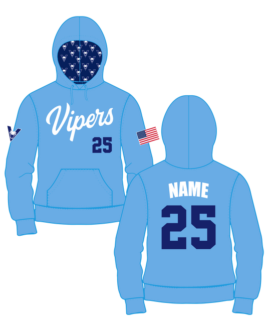 Vipers Sublimated Pullover Hoodie - (Turn Time 2.5 Weeks)