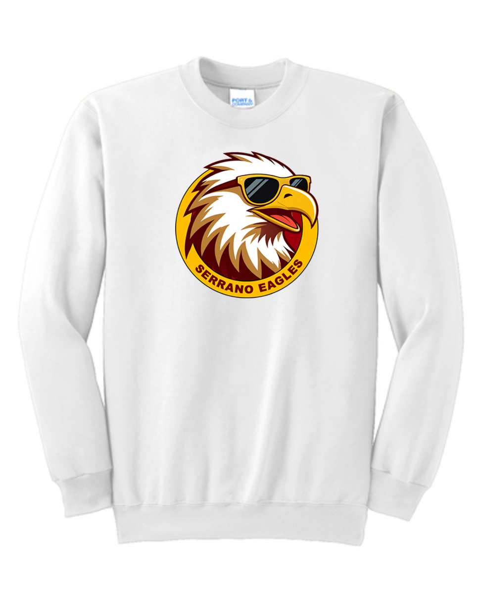 Serrano Elementary - Eagle Circle Crewneck Sweat - Youth & Adult