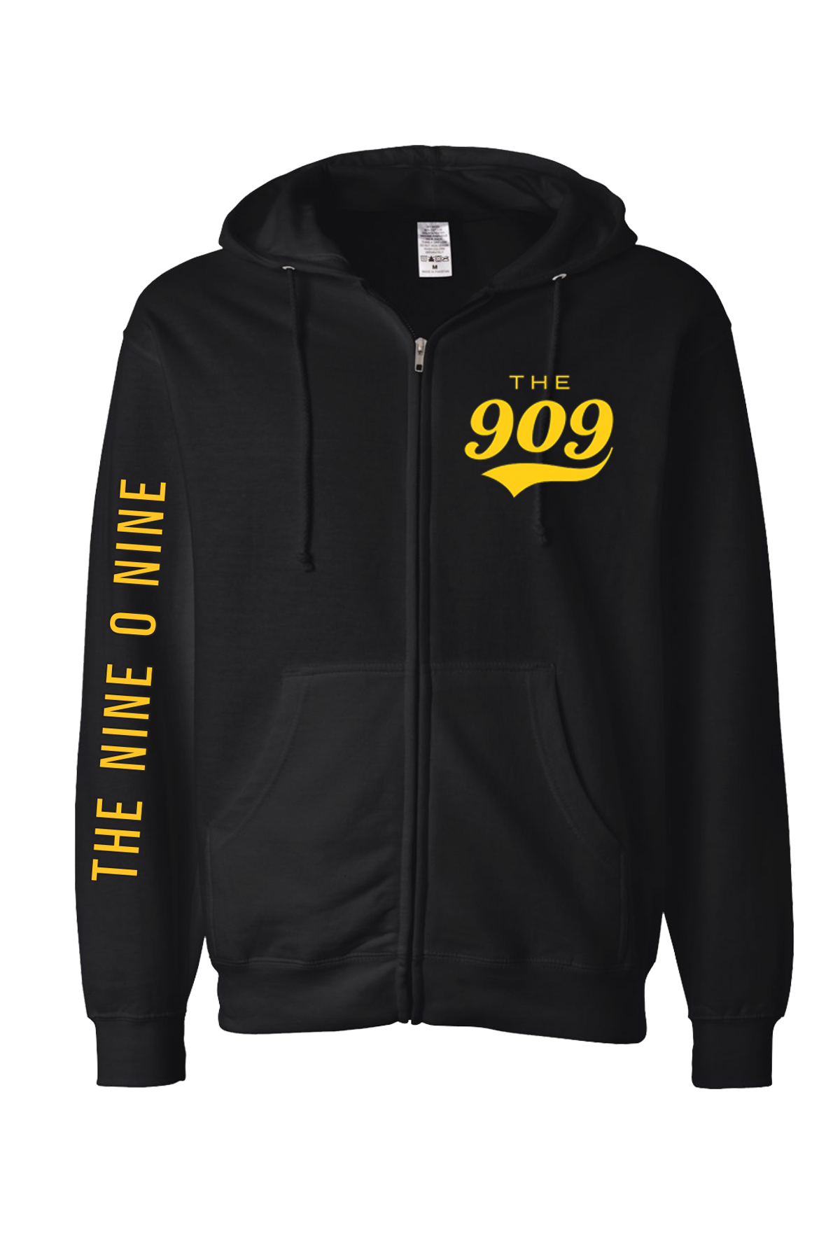 The 909 Midweight Zippered Sweatshirt - Black