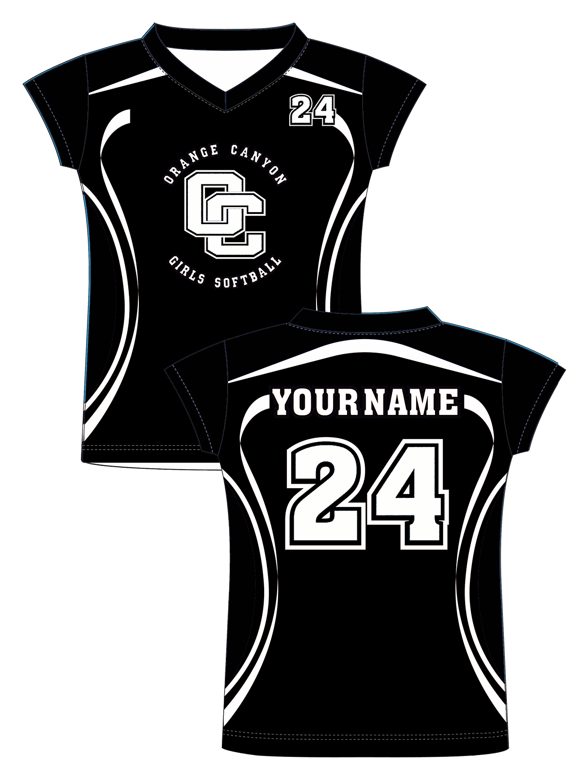 OCGS Specialty Jerseys With Your Name and Number v2