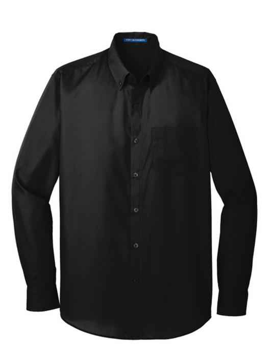 Port Authority® W100 Long Sleeve Carefree Poplin Shirt