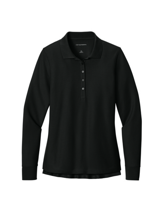 Womens Port Authority® LK200LS Wearever Signature Pique Long Sleeve Polo