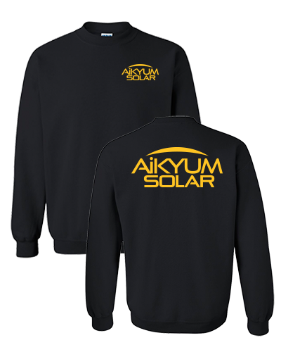 Aikyum Solar - Crewneck Sweat (Black)