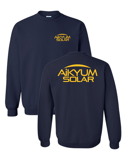 Aikyum Solar - Crewneck Sweat (Navy)